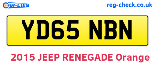 YD65NBN are the vehicle registration plates.