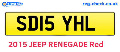 SD15YHL are the vehicle registration plates.