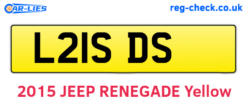 L21SDS are the vehicle registration plates.