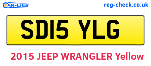 SD15YLG are the vehicle registration plates.