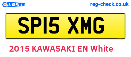 SP15XMG are the vehicle registration plates.