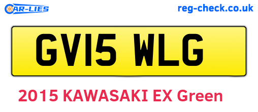 GV15WLG are the vehicle registration plates.