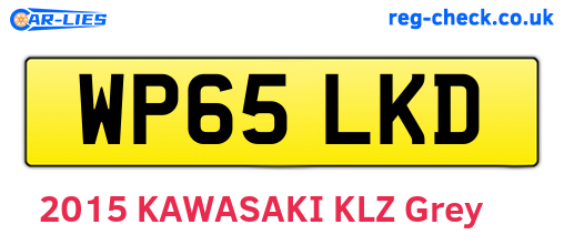 WP65LKD are the vehicle registration plates.