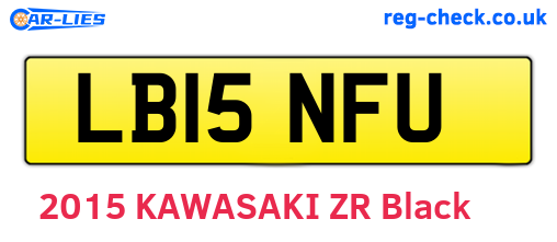 LB15NFU are the vehicle registration plates.