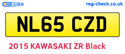 NL65CZD are the vehicle registration plates.