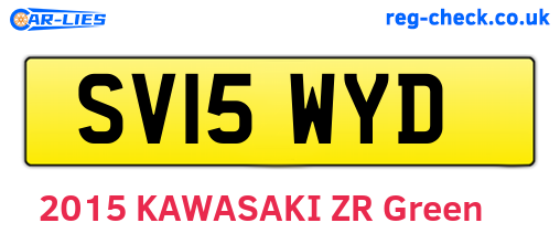 SV15WYD are the vehicle registration plates.