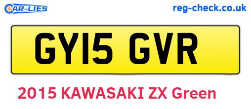 GY15GVR are the vehicle registration plates.