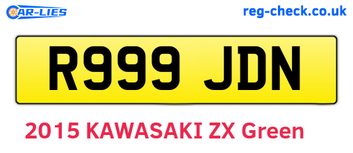 R999JDN are the vehicle registration plates.
