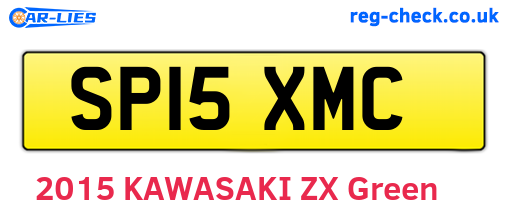 SP15XMC are the vehicle registration plates.