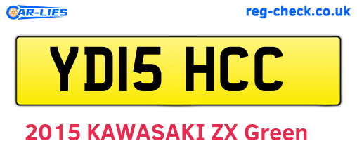 YD15HCC are the vehicle registration plates.