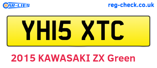 YH15XTC are the vehicle registration plates.