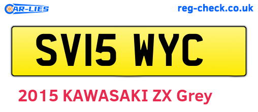 SV15WYC are the vehicle registration plates.