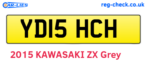 YD15HCH are the vehicle registration plates.