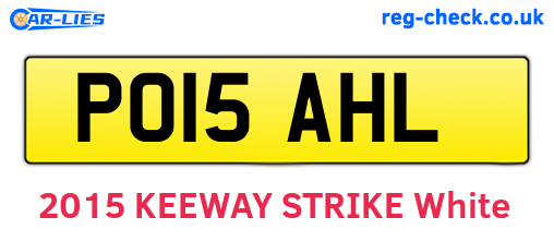 PO15AHL are the vehicle registration plates.
