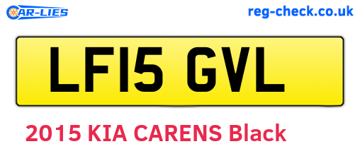 LF15GVL are the vehicle registration plates.