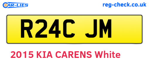 R24CJM are the vehicle registration plates.