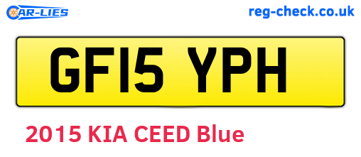 GF15YPH are the vehicle registration plates.