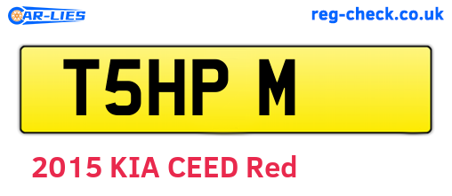 T5HPM are the vehicle registration plates.