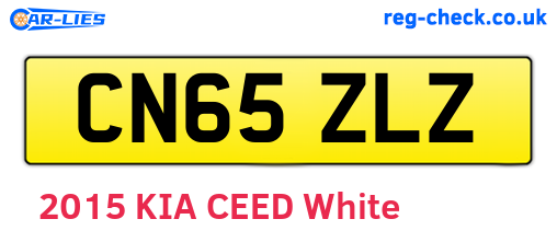 CN65ZLZ are the vehicle registration plates.