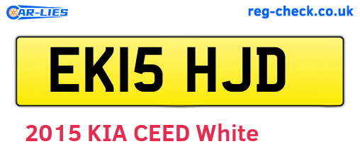 EK15HJD are the vehicle registration plates.
