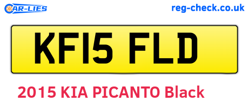 KF15FLD are the vehicle registration plates.