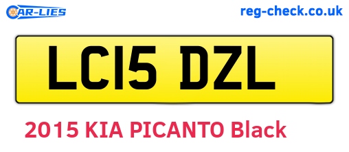 LC15DZL are the vehicle registration plates.
