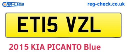 ET15VZL are the vehicle registration plates.