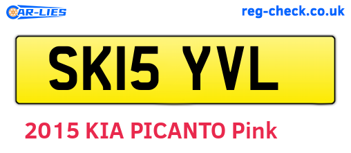 SK15YVL are the vehicle registration plates.