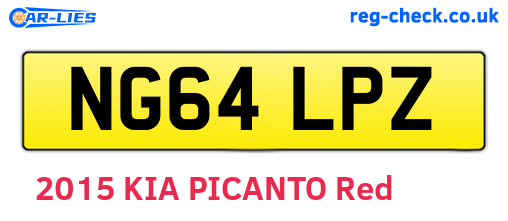 NG64LPZ are the vehicle registration plates.