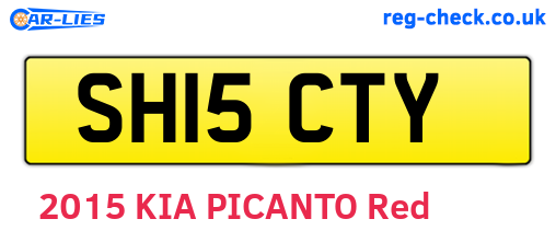 SH15CTY are the vehicle registration plates.