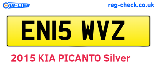 EN15WVZ are the vehicle registration plates.