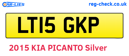 LT15GKP are the vehicle registration plates.