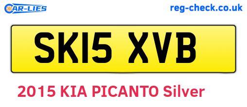 SK15XVB are the vehicle registration plates.