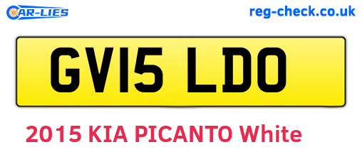 GV15LDO are the vehicle registration plates.