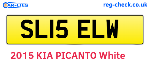 SL15ELW are the vehicle registration plates.