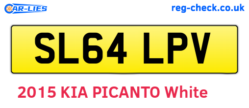 SL64LPV are the vehicle registration plates.