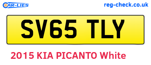 SV65TLY are the vehicle registration plates.