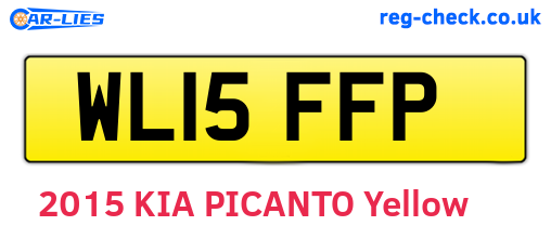 WL15FFP are the vehicle registration plates.