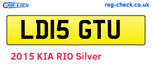 LD15GTU are the vehicle registration plates.