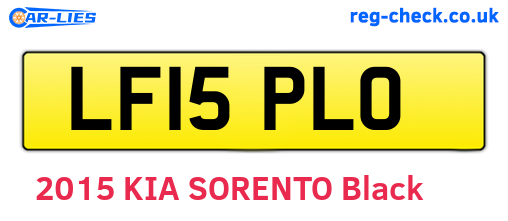 LF15PLO are the vehicle registration plates.