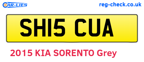 SH15CUA are the vehicle registration plates.