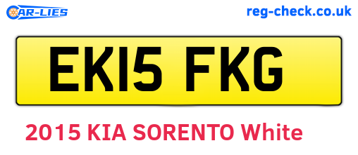EK15FKG are the vehicle registration plates.