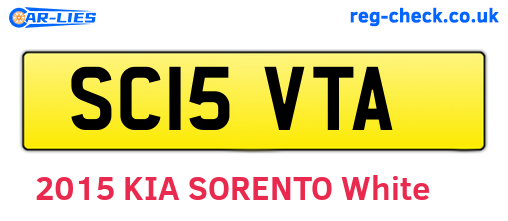 SC15VTA are the vehicle registration plates.