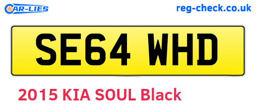 SE64WHD are the vehicle registration plates.