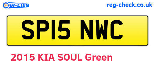 SP15NWC are the vehicle registration plates.
