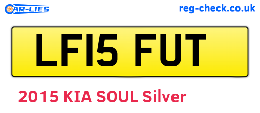 LF15FUT are the vehicle registration plates.