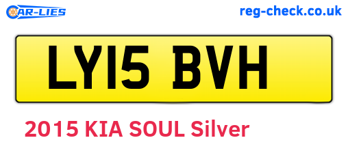 LY15BVH are the vehicle registration plates.
