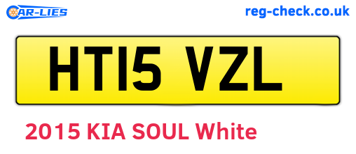 HT15VZL are the vehicle registration plates.