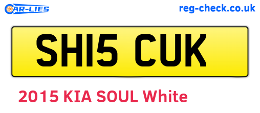 SH15CUK are the vehicle registration plates.