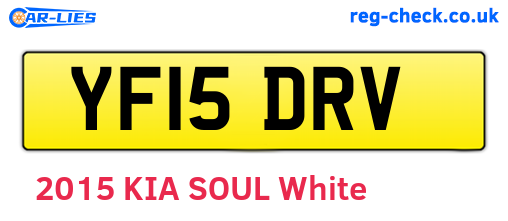 YF15DRV are the vehicle registration plates.